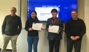 MA TESOL students receiving British Council awards