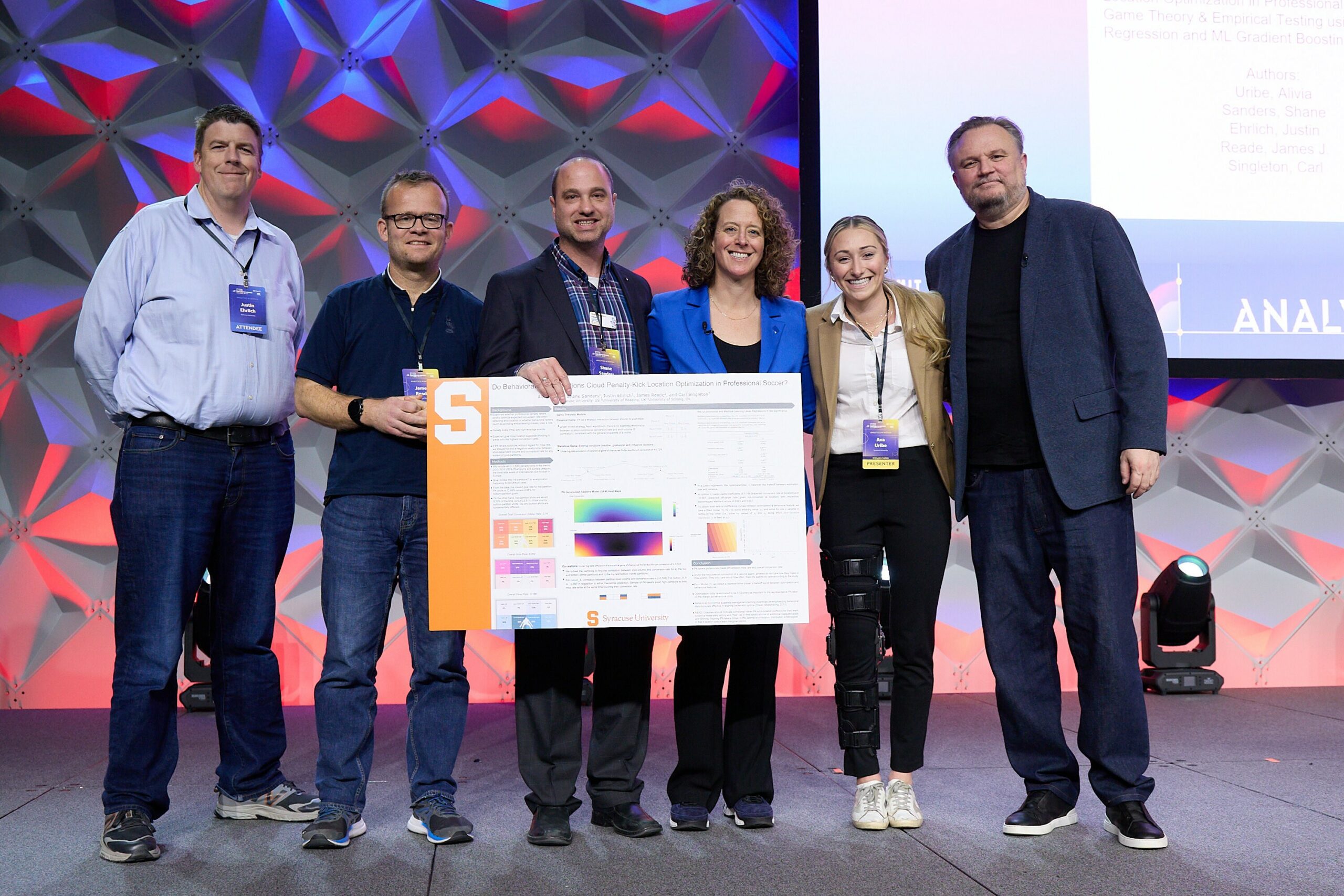 Congratulations to James Reade on winning the MIT Sloane Sports Analytics Conference – Research Papers Competition