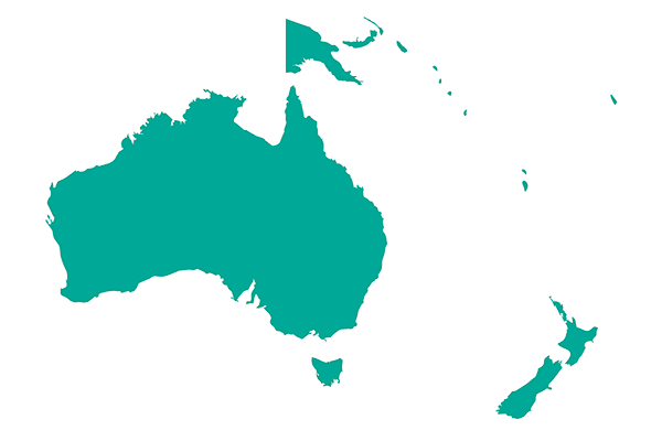 Australasia map