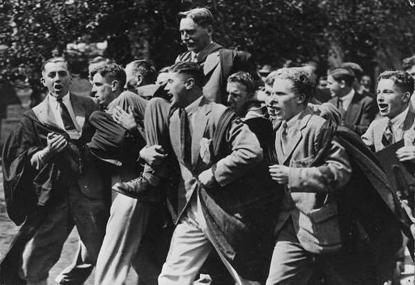 Childs being carried