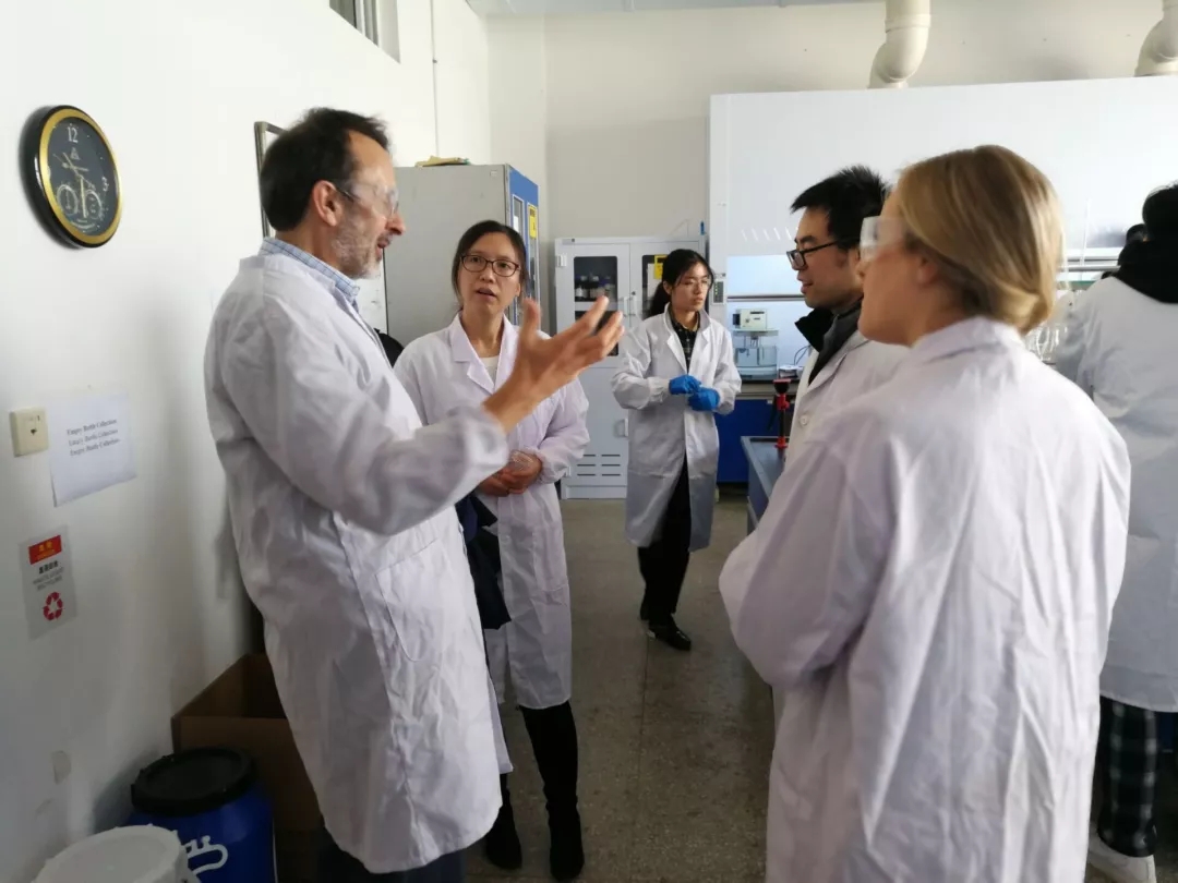 Scientists in discussion