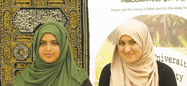 Two female students