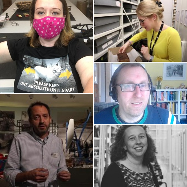 The members of the University of Reading's Special Collections team.
