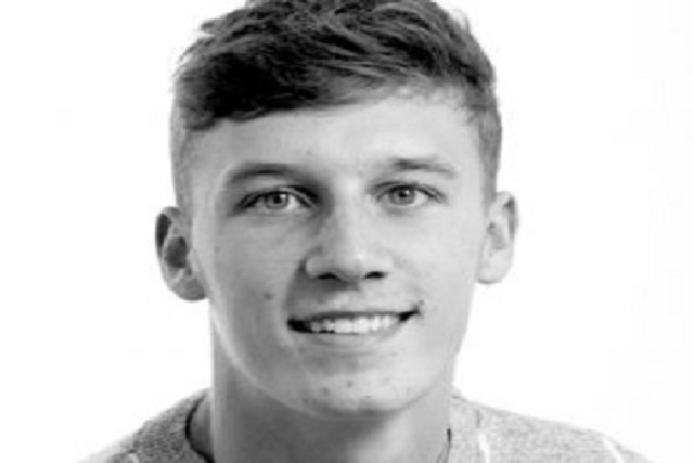 Black and white head shot of Lewis Bull