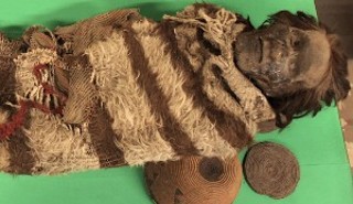 Mummified man of the Ansilta culture found in the Andes of San Juan, Argentina, dating back approx 2,000 years
