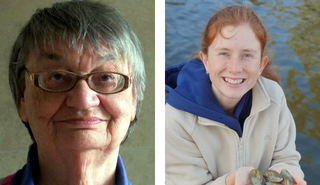 Tina Negus (left) and Isobel Ollard (right)