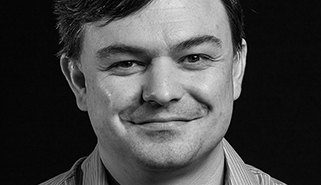 Professor Vitaliy Khutoryanskiy portrait in black & white