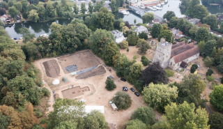 Birds eye view of Cookham