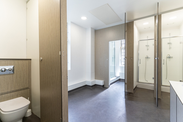 Shared bathroom facilities