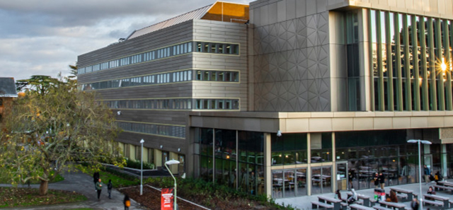 Whiteknights campus library in late afternoon