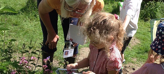 Helen Bilton researching the value of outdoor learning