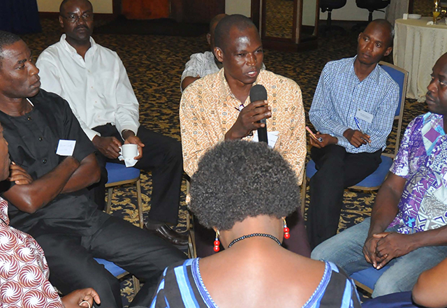 Participants at a workshop in Ghana
